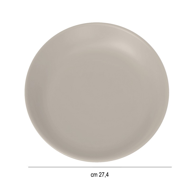 Piatti plastica rigida tortora Goldplast  in Piatti plastica rigida riutilizzabili