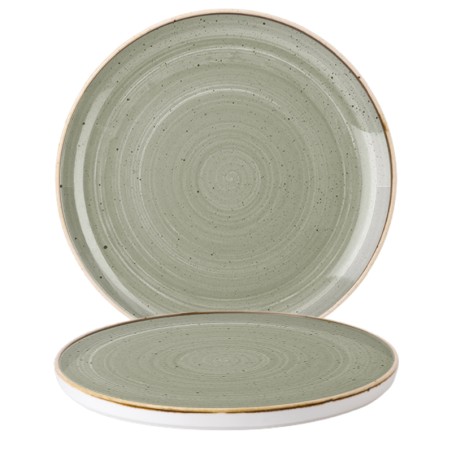 Piatto piano churchill walled stonecast peppercorn grey | Rausa srl