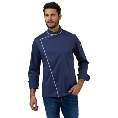Giacca cuoco Siggi blu Alan Isacco  | Abbigliamento stock | Rausa