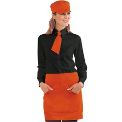 Grembiule Isacco Orleans arancio  | Abbigliamento stock | Rausa srl