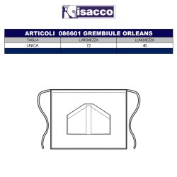 Grembiule cameriere Orleans Isacco Isacco  in Prodotti in offerta