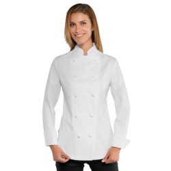 Giacca cuoca Lady Chef Isacco | Abbigliamento stock | Rausa srl