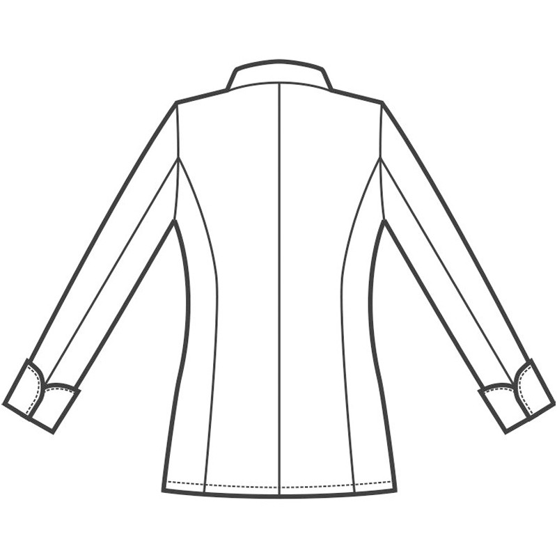 Giacca cuoca Lady Chef Isacco Isacco  in Divise da lavoro ristorazione stock