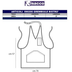 Grembiule Bistro Colorado Isacco  in Abbigliamento