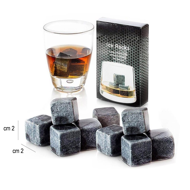 Cubetti di pietra per whisky   in Bar