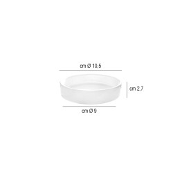 Coppetta impilabile in porcellana   in Porcellane