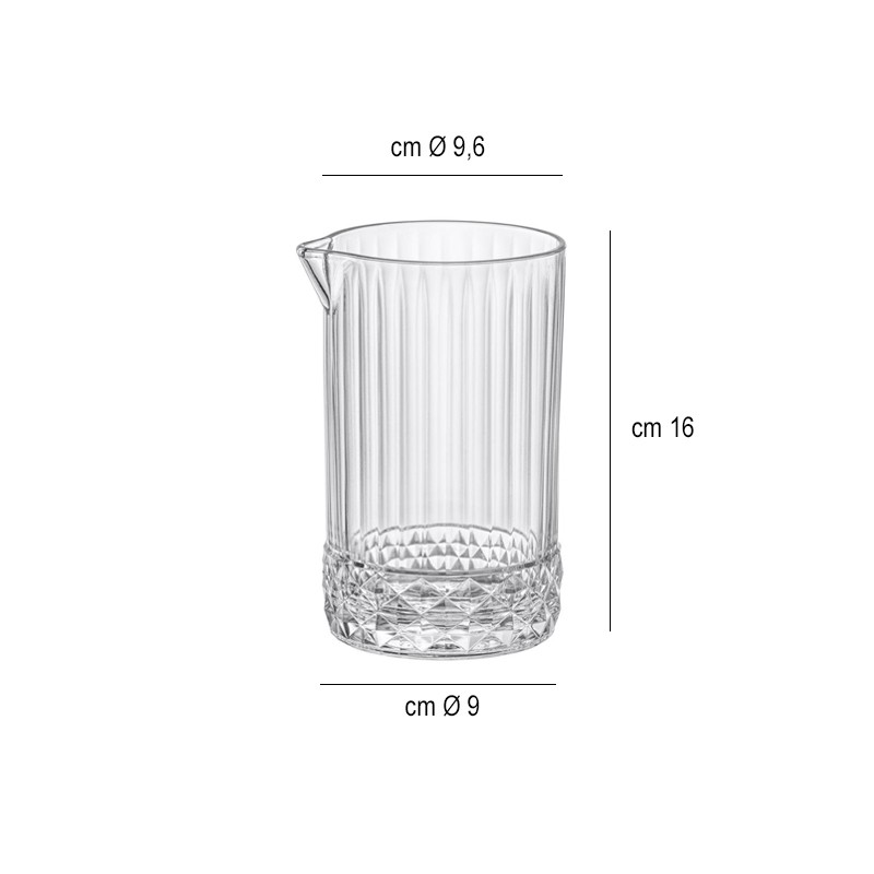 Mixing Glass America 20s cl 79 Rocco Bormioli  in Mixing-glass