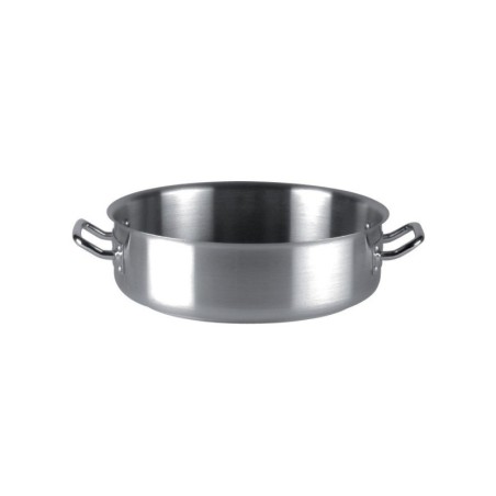 Casseruola acciaio inox bassa | 2 maniglie | Rausa srl