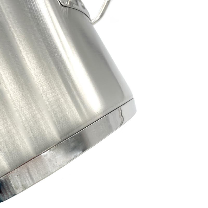 Casseruola alta in acciaio 2 maniglie Piazza Effepi  in Cucina