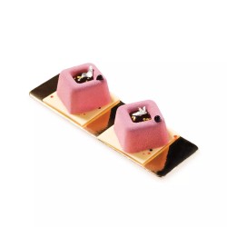 Forma silicone 15 savarin quadrati Silikomart  in Stampi in silicone per dolci