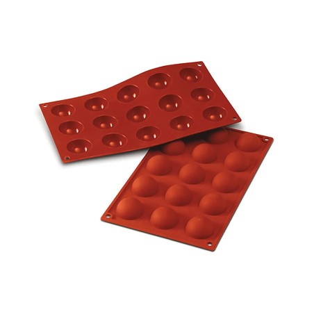 forma silicone 15 semisfere | Stampi in silicone per dolci | Rausa srl
