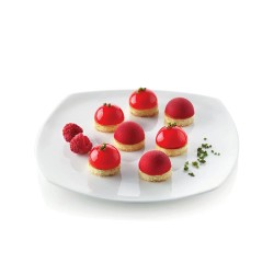 Forma silicone 15 mini semisfere Silikomart  in Stampi in silicone per dolci