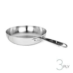 Padella svasata alta aluinox 3ply 1907| Rausa srl