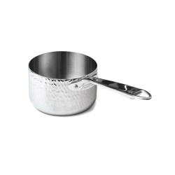 Casseruola alta con manico aluinox 3ply martellato | Rausa srl