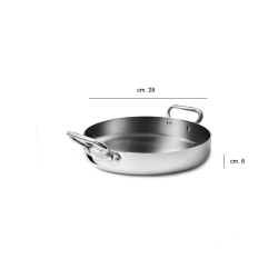 Tegame aluinox 3ply 1907 Pentole Agnelli  in Tegami