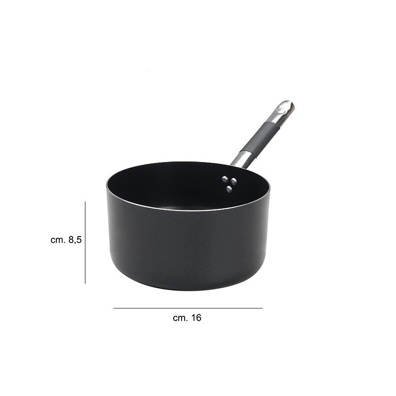 Casseruola alta 1 manico Alblack Pentole Agnelli Pentole Agnelli  in Casseruole