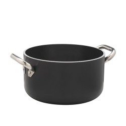 Casseruola alta 2 maniglie Alblack Pentole Agnelli