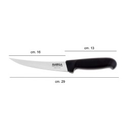 Coltello disosso curvo Rausa acciaio inox Rausa srl  in Coltelli cuoco
