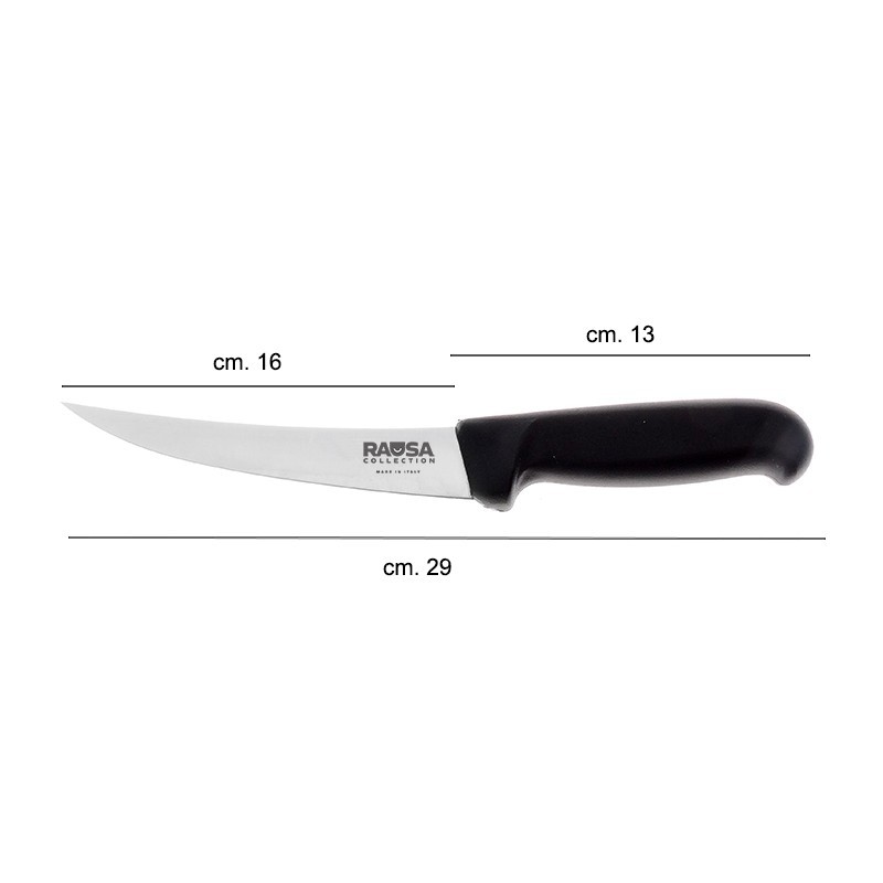 Coltello disosso curvo Rausa acciaio inox Rausa srl  in Coltelli cuoco