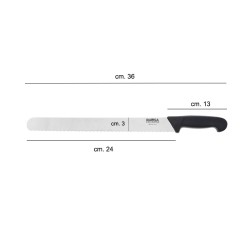 Coltello pane dentato Rausa acciaio inox Rausa srl  in Coltelli pane