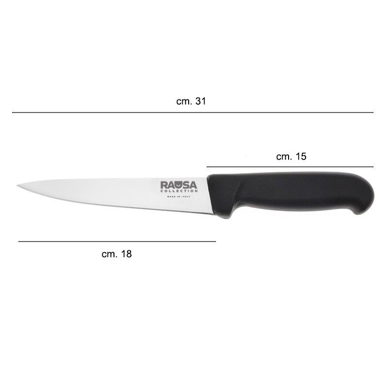 Coltello scanno Rausa acciaio inox professionale Rausa srl  in Coltelli cuoco
