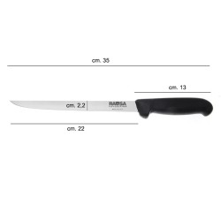 Coltello sfilettare rigido Rausa acciaio inox Rausa srl  in Coltelli cuoco