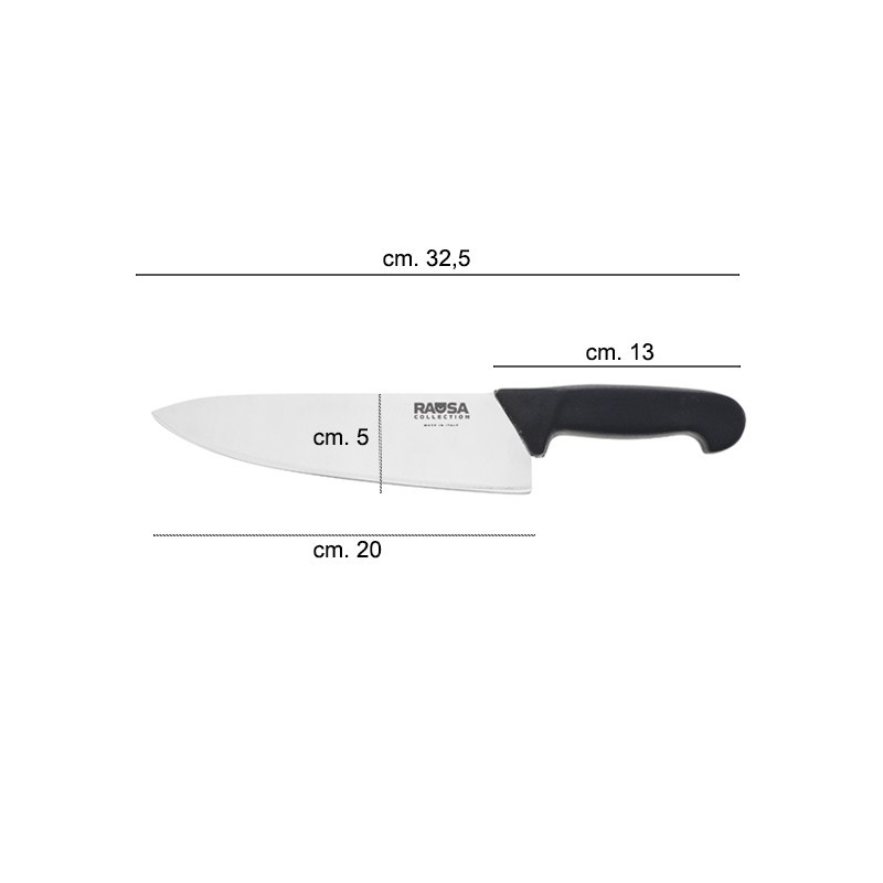 Coltello trinciante Rausa acciaio inox Rausa srl  in Coltelli cuoco