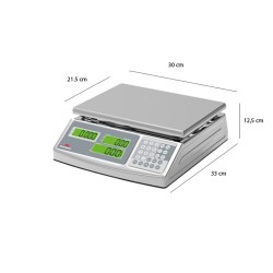 Bilancia elettronica digitale professionale con calcolo del prezzo   in Apparecchi per la preparazione