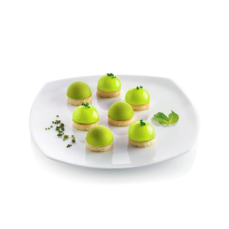 Forma silicone 24 semisfere Silikomart  in Stampi in silicone per dolci
