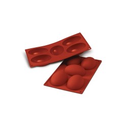 Forma silicone 5 mezzo uovo | Stampi in silicone per dolci | Rausa