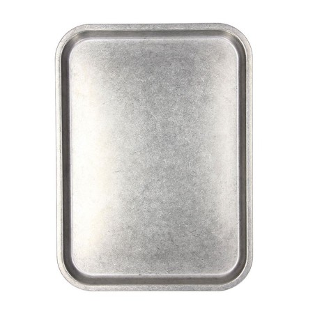 Vassoio Tex Mex rettangolare cm 28x20 inox vintage