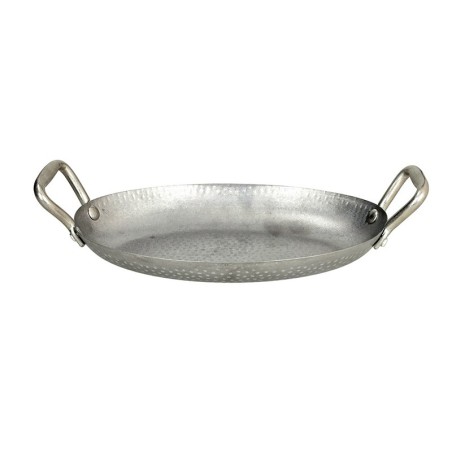 Tegame Tex Mex ovale cm 28x18 inox vintage