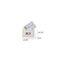 Porta numero tavolo Leone decorazioni  in Tavola