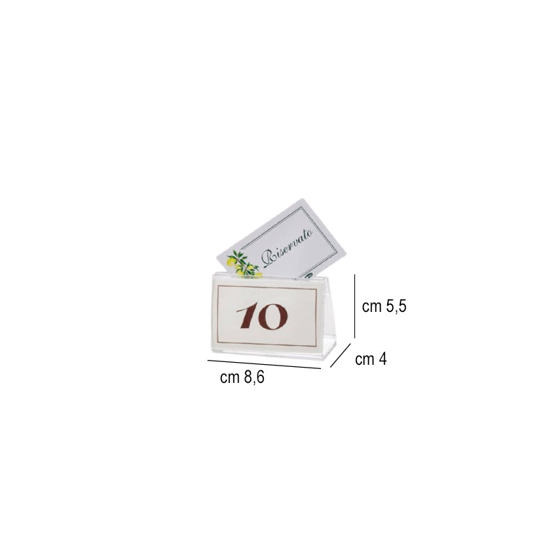 Porta numero tavolo Leone decorazioni  in Tavola