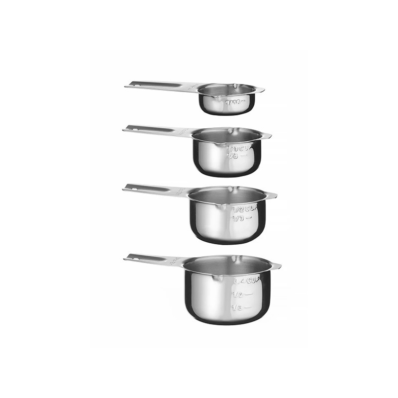 Set misurini dosatori in acciaio inox 4 pezzi   in Jiggers