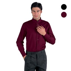 Camicia Unisex Dublino Isacco Collo Coreano Manica Lunga