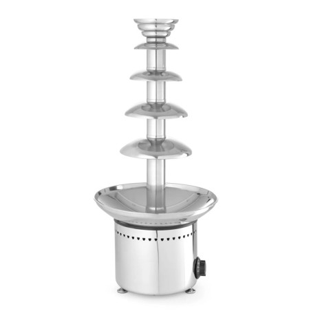 Fontana per cioccolato Hendi 5 livelli in acciaio inox