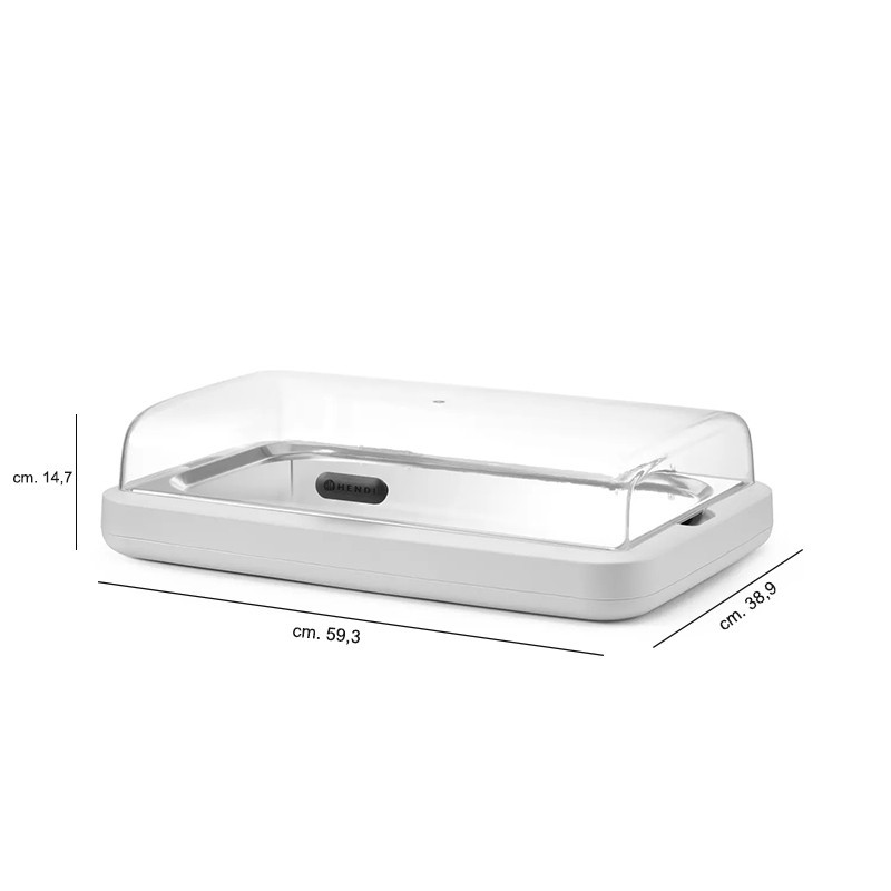Vetrina da esposizione Hendi UNIQ GN 1/1 per buffet refrigerato Hendi  in Espositori