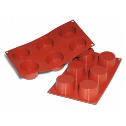 Forma silicone 6 muffin | Stampi in silicone per dolci | Rausa srl