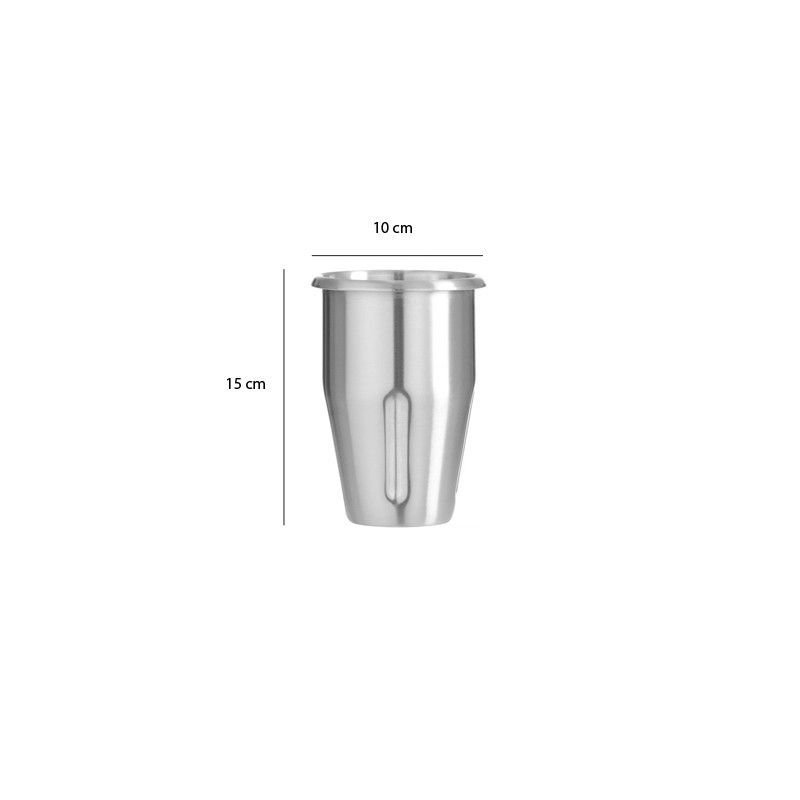 Bicchiere per frullatore frappè inox Sirman  in Apparecchi per la preparazione