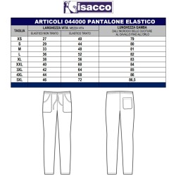 Pantalone da cuoco con laccio pied de poule Isacco  in Pantaloni da cuoco