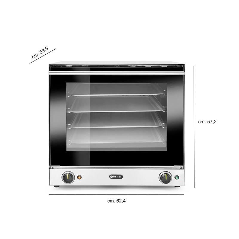 Forno elettrico a convezione professionale Hendi 4 teglie Hendi  in Apparecchi per la cottura