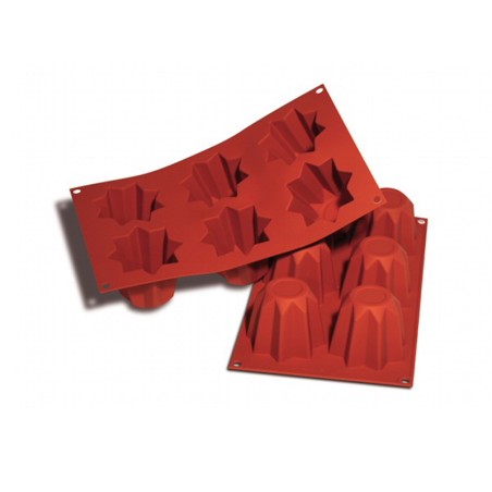 Forma silicone 6 pandorini | Stampi in silicone per dolci | Rausa srl