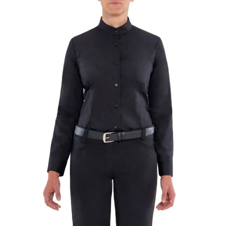 Camicia Coreana Donna Nera Giblor's Manica Lunga