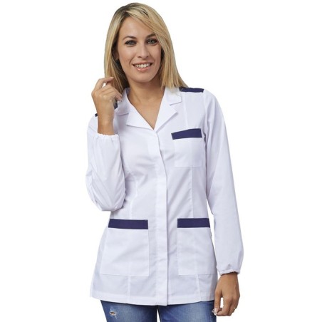 Casacca da lavoro donna bianco-blu | Abbigliamento | Rausa