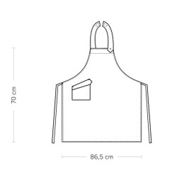Grembiule con pettorina Giblor's Elettra Giblors  in Abbigliamento