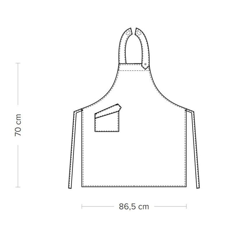 Grembiule con pettorina Giblor's Elettra Giblors  in Abbigliamento