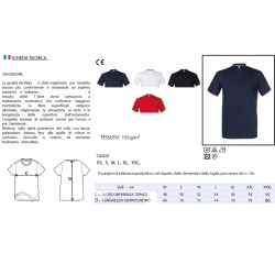 T-Shirt da lavoro ristorazione in cotone Soft Touch   in Polo e t-shirt
