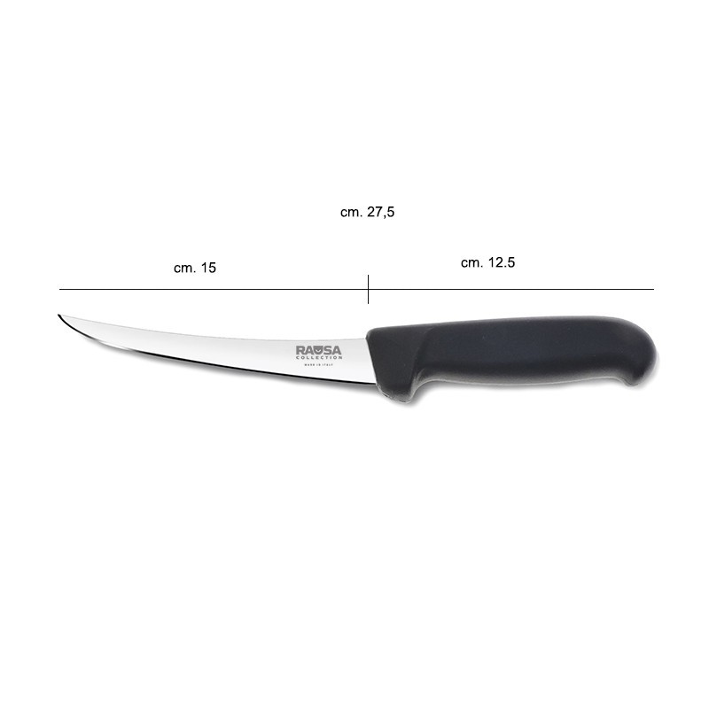 Coltello disosso curvo stretto Rausa Rausa srl  in Coltelli cuoco