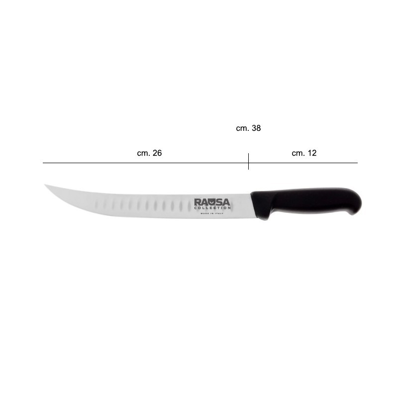 Coltello sciabola alveolata Rausa Rausa srl  in Coltelli cuoco